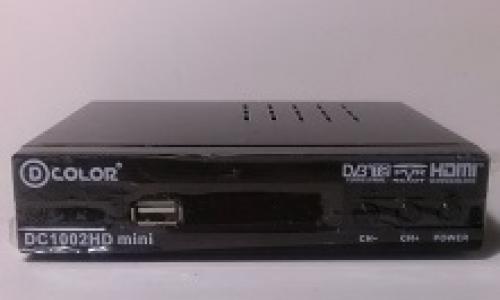 Прошивка для DVB-T2 ресивера D'Color DC1002HD mini